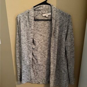 Loft brown specked cardigan